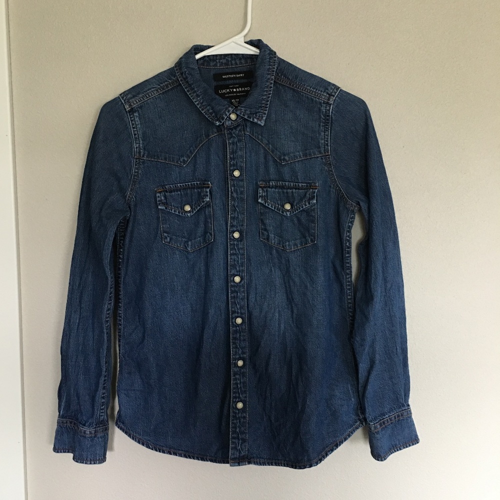 LUCKY BRAND WESTERN SHIRT XS